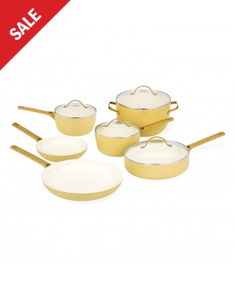 Set 10 piese pentru gatit, yellow, Padova - GREENPAN